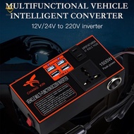 MOTORLAND~Power Inverter Adapter 12v/24V To DC 110V/220v Car Chargers Trip High Quality