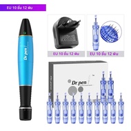แท้ Dr ปากกา Ultima A1 Auto Micro Skin ปากกา Derma ระบบ 12Pins ตลับหมึก Skin Care ซ่อมแซมชุดเครื่องม