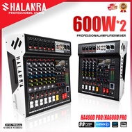 SHALANRA-HA-4/600D PRO power mixer built-in power amplifier mixer 600 watts x2 Bluetooth 99 dsp effe