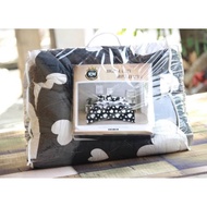 SET CADAR BERCORAK COMFORTER ( 7 IN 1 ) Size QUEEN