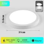 ไฟดาวน์ไลท์ Led แบบบางพิเศษไฟสปอตไลท์ Led กลม3W 6W 9W 12W 15W 18W 220V สปอร์ตไลท์สำหรับบ้านห้องครัว