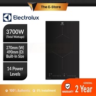 Electrolux Domino 30cm UltimateTaste 300 Built-in Induction Hob with 2 Cooking Zones | EHI325CA (Ind