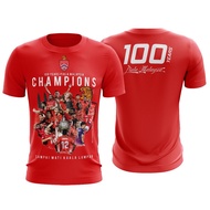 2023 KL City FC Champion 100 Edition Malaysia Cup Microfiber Jersey│Kuala Lumpur City FC vs Johor Ch