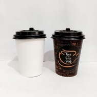 [OSAKA] Coffee Cup with Lid/ Paper Cup Coffee Cup Coffee Cup +/ Lid Plain Paper Cup with/ Motif Coff