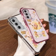 Suitable for Samsung A37 A57 5G Electroplated shockproof phone case with Stars for girl TPU soft pro