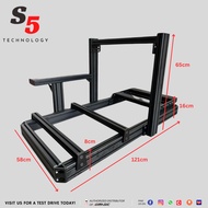 S5 Viper Racing Simulator Aluminum Rig / 4080 aluminium rig / racing simulator / SIM RACING RIG / dr