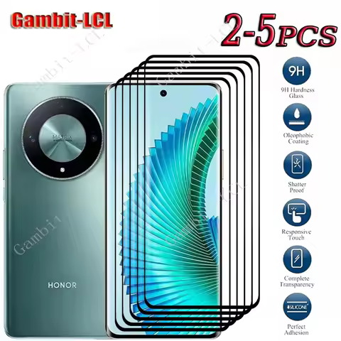 2-5PCS 3D Curved Edge Tempered Glass For Honor X9b 6.78" HonorX9b Magic6 Lite Magic6Lite Screen Prot
