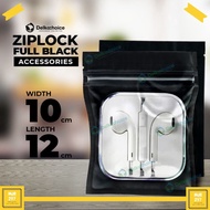 ZIPLOCK PLASTIC PACKING ACCESSORIES CLIP PASTIK ZIPPER 10CM x 12CM