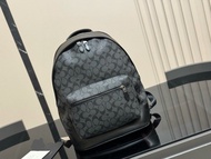 Coach men 33*39cm cow leather Backpack 男裝牛皮背囊 背包 書包 travel bag 旅行 返工 斯文款