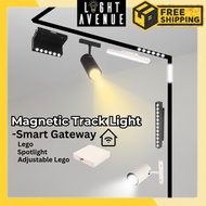 Magnetic Track Light System Tuya Smart Gateway  - Spotlight / Lego / Diffuser / Adjustable Lego