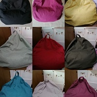Imitation Linen Bean Bag Cloth Cover Bean Bag Water Drop Bag without Filler Non-Finished Sofa/bean b