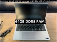 HP Elitebook G11 860 intel core i7 Ultra, 64GB RAM!