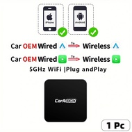 [ZENHF] EVKEY Carplay AI Box Car OEM Wired CarPlay to Wireless CarPlay Linux System Fast Connect Sma