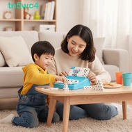 TN5WC4 Number Cognition Early Math Game, Paper Puzzle Letter Sticker Toys, Portable Alphabets Number