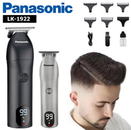 (รับประกัน 3 ปี）Panasonicปัตตาเลี่ยนตัดผมไฟฟ้า hair clipper LED แจกฟรี 9 รายการ LK-1922 หน้าจอแสดงผล เหมาะสำหรับทุกคน ปัตตาเลี่ยนตัดผมอเ