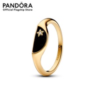 Pandora ME Halved Enamel Signet Ring