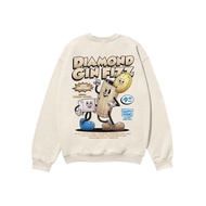 DIAMOND GIN FIZZ Men's Crewneck Sweater Unisex Cotton Fleece 280gsmWanita for Junior and Adult Child