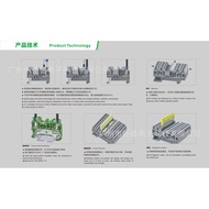 Supu 2.5 Square TC Series One In One Out Plug Dial Grounding Terminal TC2.5-2-1-PE JDYP