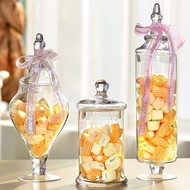 Glass Candy Jar Glass Jar/ BENING Transparent Glass Jar/
