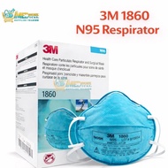 3M 1860 N95 Respirator Mask | NIOSH Approved | ≥95% Filtration | SOLD BY 1-5 PCS