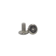 TKC B 6X12 NKL Silver Helmet Visor Bolt VirtueForce