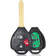 Beefunny 315MHz 4D67 Chip FCC: HYQ12BBX HYQ12BAN Upgraded Flip 2+1 3 Button Remote Key Fob for Toyot