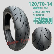 150/70-13 ยางสกู๊ตเตอร์สูญญากาศ Guangyang Saiyin สำหรับล้อหลังมอเตอร์ไซค์ 120-70-13 ยางกึ่งร้อนละลาย