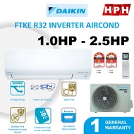 Daikin R32 Inverter Air Conditioner (1HP/1.5HP/2.0HP/2.5HP) FTV-P / FTKE Series FTV28PB / FTKE25