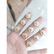 Rose Flower Ring Genuine 6k Gold/ (k300)