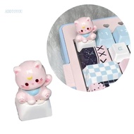 【3C】 Customizeds ESC Anime Keycap 3D Cartoon Cats Head Keycap for Crosses Axises Mechanical Keyboard