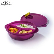 Tupperware crystalswave Divided Dish (1) 900ml Purple