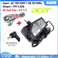 อะแดปเตอร์โน๊ตบุ๊ค Acer19V3.42A(65W) *หัว3.0x1.1mm พร้อมสายไฟAC Power]Swift 3 SF314-41 SF314-42 SF31