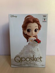 (全新未開封) Disney Q posket Belle Dreamy Style ver.B 迪士尼 貝兒 美女與野獸 白色 婚紗 B色 Banpresto figure 景品 絕版