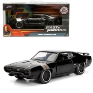 JADA TOYS 1/32 Fast and the Furious Dom's 1971 Plymouth GTX Black Mini Car