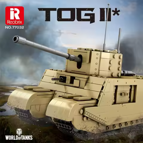 TOG II Tank Model Building Kit - 1:30 Scale Military Vehicle (ABS Plastic), Military Enthusiast’s Co