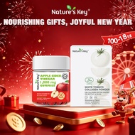 【Flash Sale】Nature's Key Halal 1000mg Apple Cider Vinegar Gummies +White Tomato Skin Booster Vit C&E