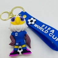 2026 World Cup mascot keychain 2