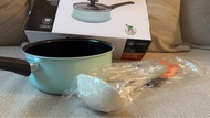 意美廚18CM黑色易潔單柄煲+湯殼ideale chef Aluminium Non-Stick Cookware18CM IDEALE chef