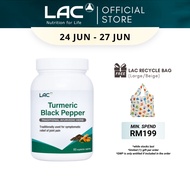 [Expiry Jun 2028] LAC Turmeric Black Pepper Caplets Supplement  (60 Vegetable Caplets) 01404390