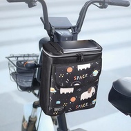 [baoblaze21] Bikes Front Bag Bikes Front Bag Zipper Closure Riding Travel Tricycles Water Resistant Front Bike Handlebar Bag