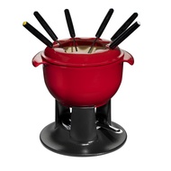 CHASSEUR Bourguignonne Fondue Set 21cm Red/Sand