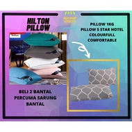 A&A HILTON PILLOW /1Kg/ Hilton Sleeping Pillow Viral / Bantal Gebu / Bantal Jenama Hilton / Hilton B