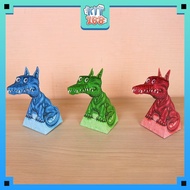 3D 3 Dragons animal paper model