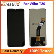 6.56 \ "สำหรับ Wiko T20จอแสดงผล LCD แบบสัมผัสหน้าจอกระจกเซ็นเซอร์กระจกกันรอยดิจิตอลประกอบเต็มชิ้นส่ว
