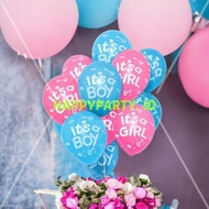 REVEAL IT'S GENDER LATEX BALLOONS BOY/IT'S a Girl (Pack of 10)