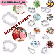 CHRISTMAS Cookie CUTTER - TREE SANTA