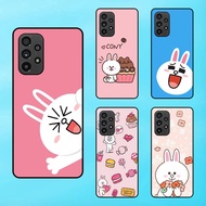 Cute Cony Rabbit Black Border Samsung A53 Phone Case