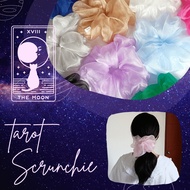 XXL Scrunchie Crystal Organza - Tarot Card
