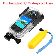 For Insta360 X3 Waterproof Protective Case Dive Housings with Water Floating Hand Grip For Insta360 One X3 Cameras Accessories