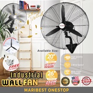 20 INCH 26 INCH Industrial Wall Fan Heavy Duty Electric Office Powerful Strong Fan Kipas Angin Dindi